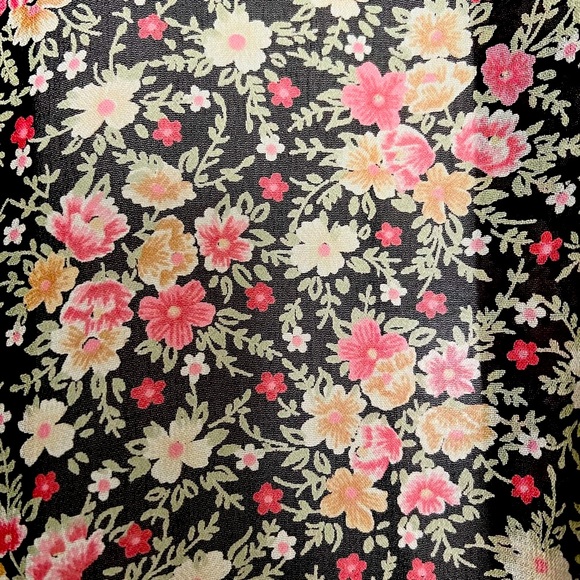 Free People Floral Kimono, Size Small - Picture 5 of 6